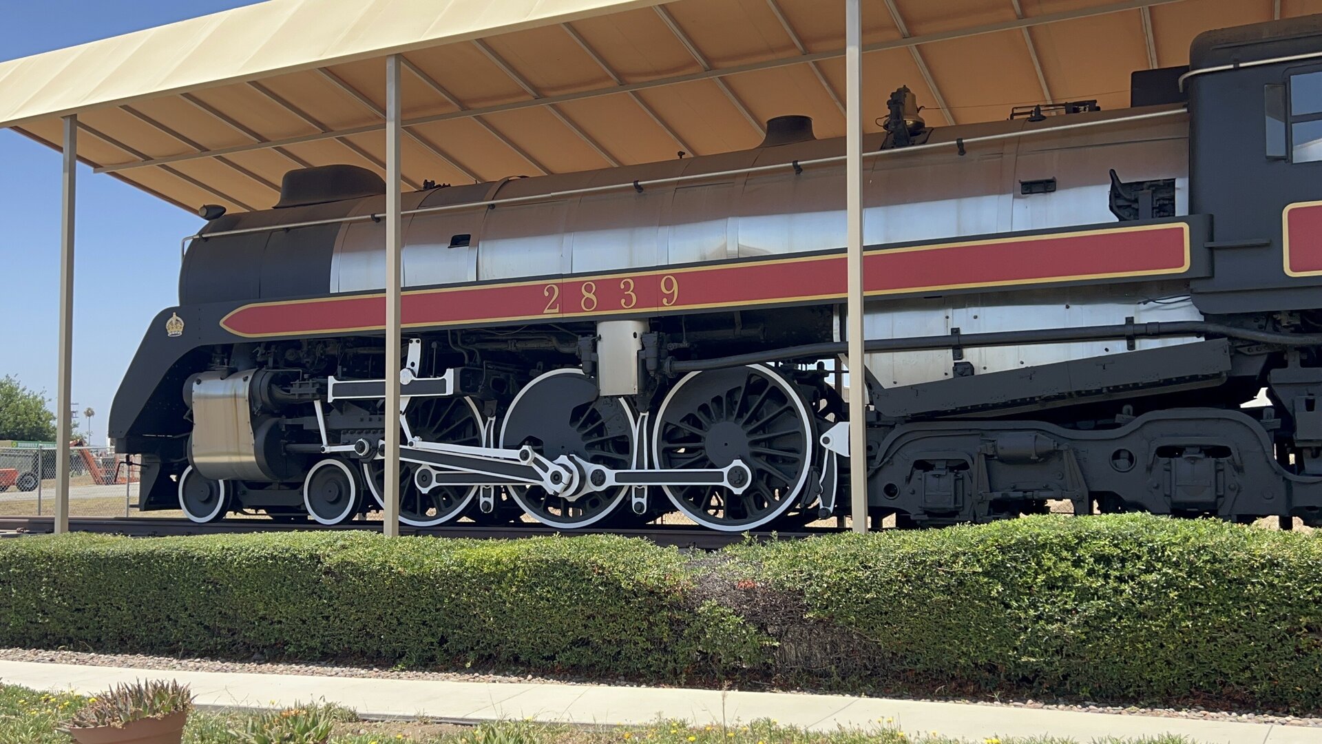 1937 Canadian Pacific Royal Hudson locomotive photographed first-hand by Omar Mukhtar at the Nethercutt Collection.
