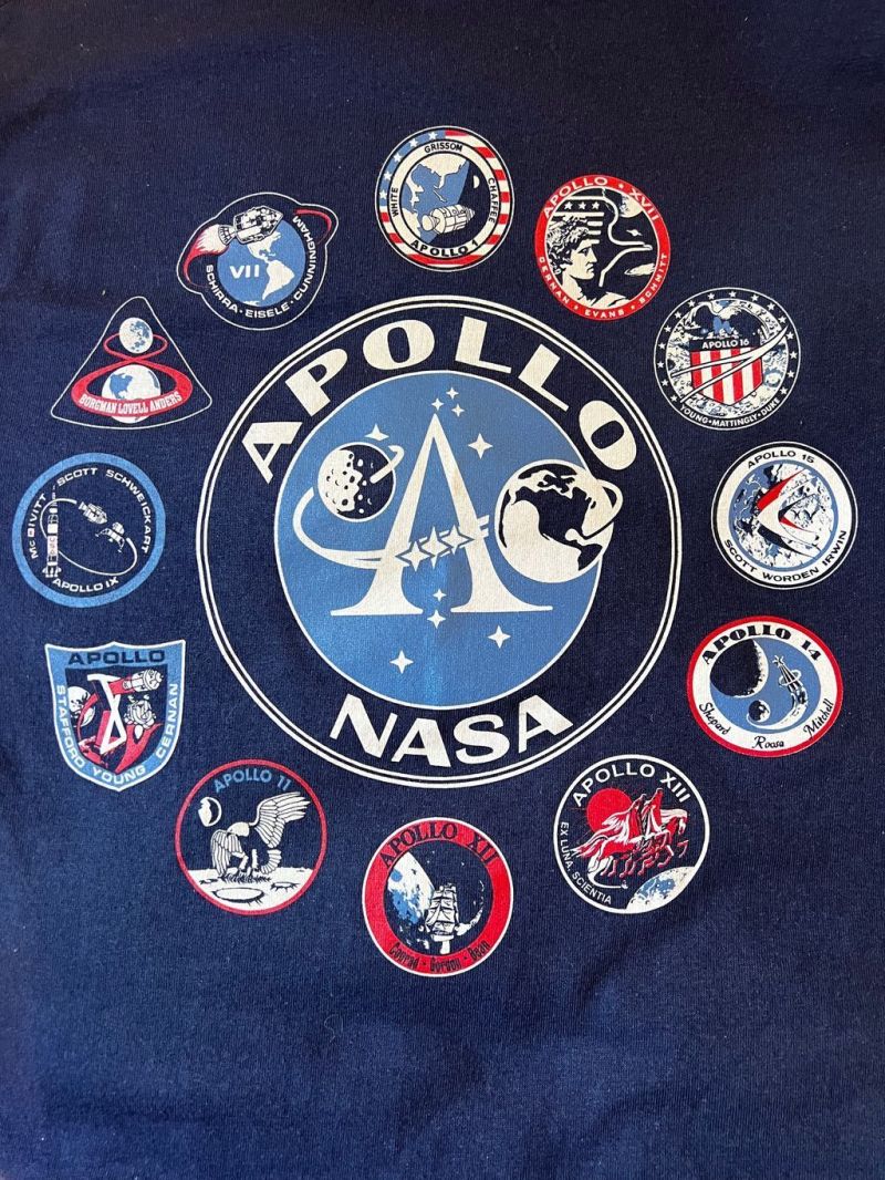 NASA Apollo mission patches at Johnson Space Center