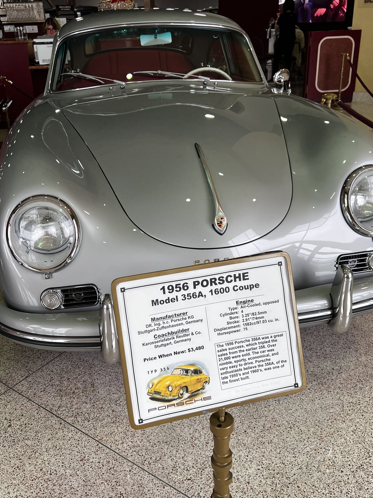 1956 Porsche 356A 1600 Coupe photographed first-hand by Omar Mukhtar.